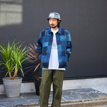 Vintage Boro Patchwork Coaches Jacket