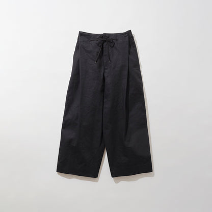 Black Denim Hakama Trousers
