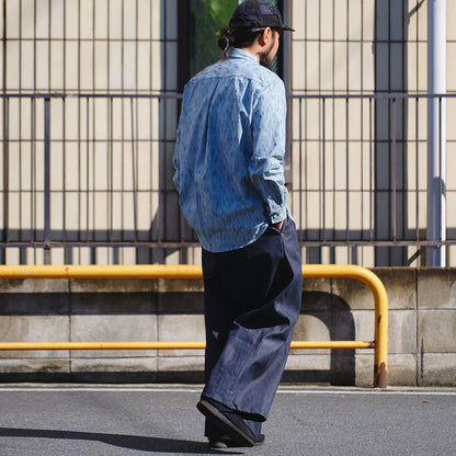 Indigo Denim Hakama Trousers