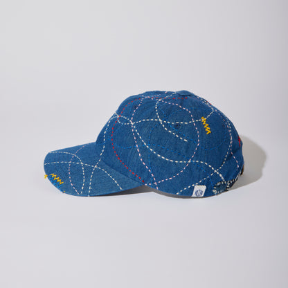 Sashiko All Over Cap