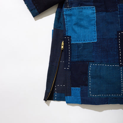 Vintage Boro Patchwork Pullover Shirt