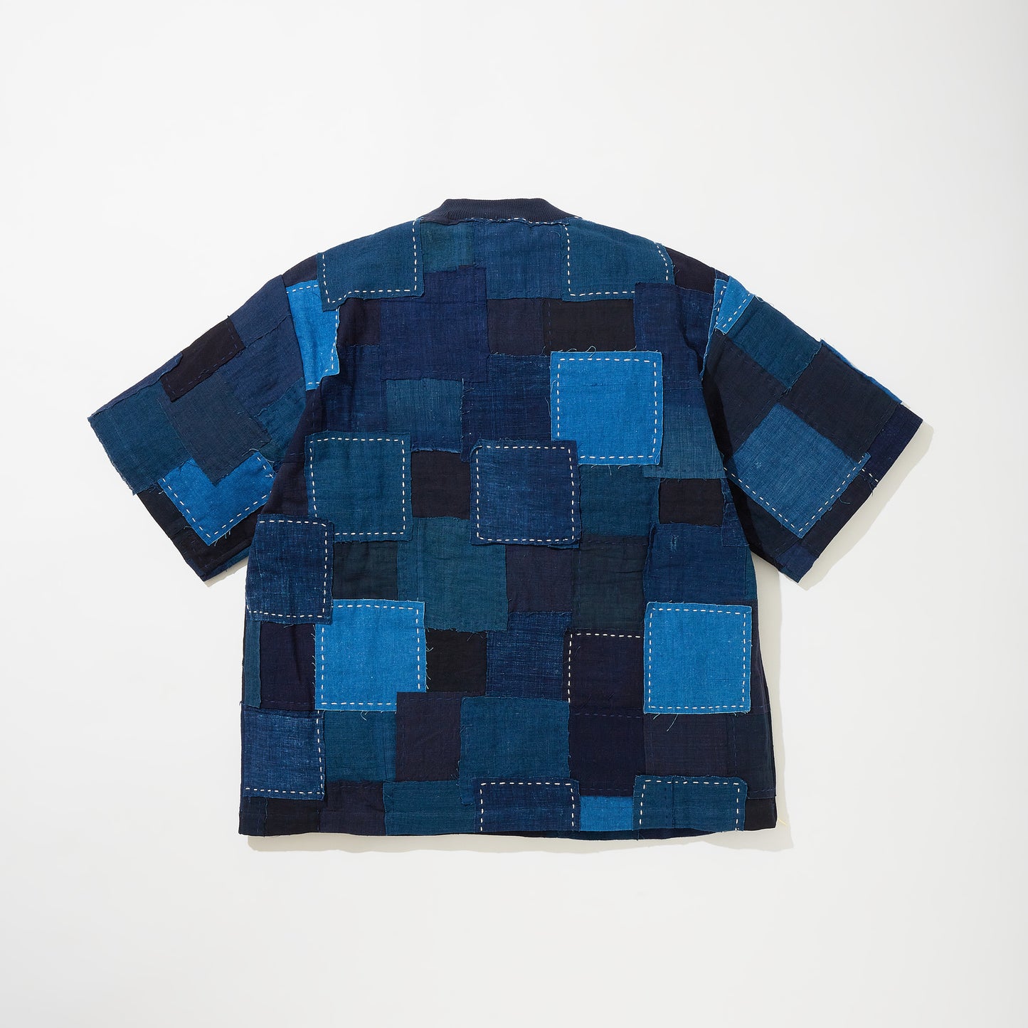 Vintage Boro Patchwork Pullover Shirt