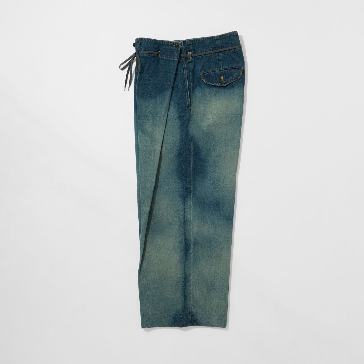 Denim Hakama Trousers (Bleached)