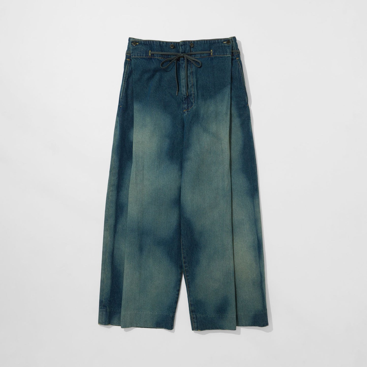 Denim Hakama Trousers (Bleached)