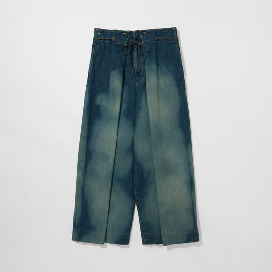 Denim Hakama Trousers (Bleached)