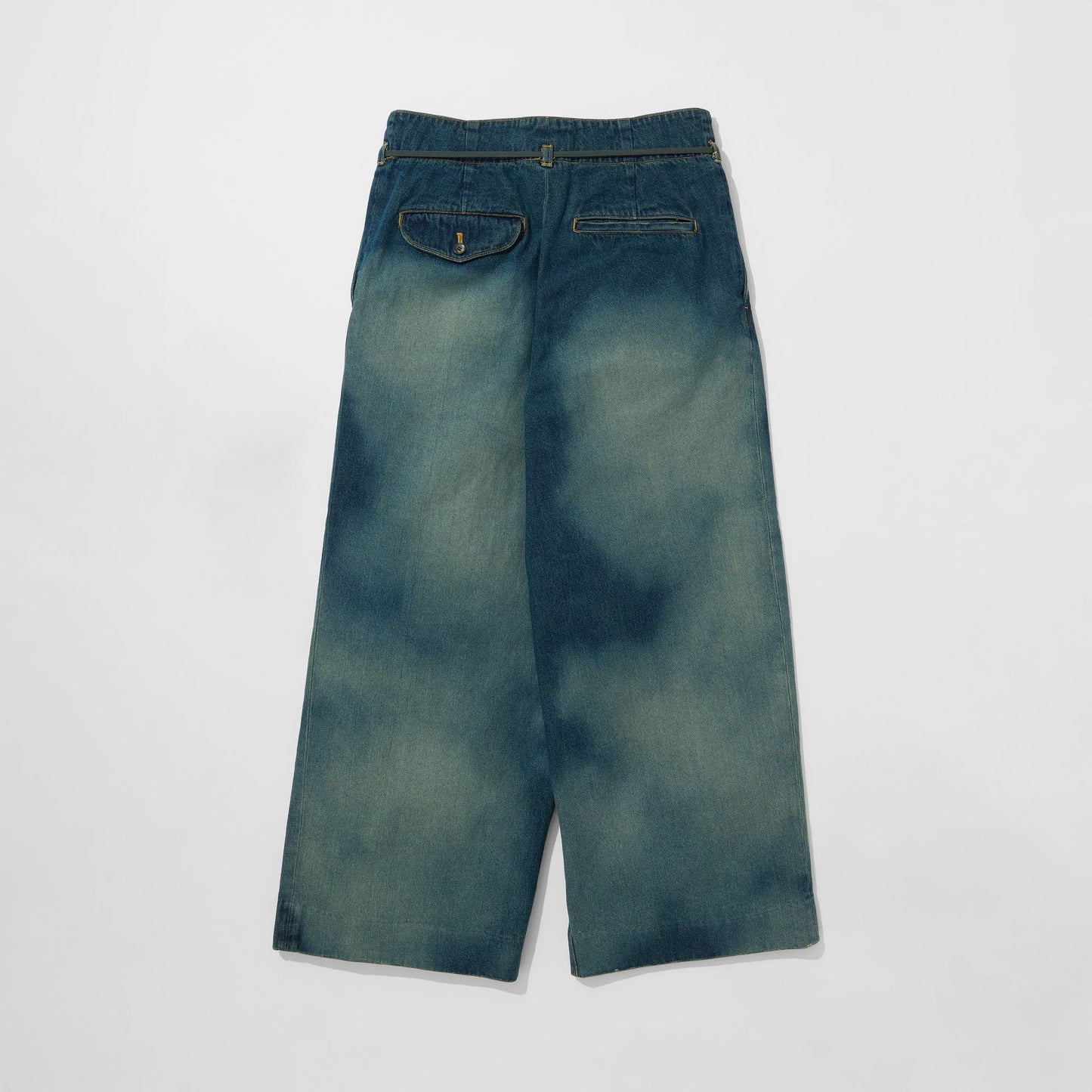 Denim Hakama Trousers (Bleached)