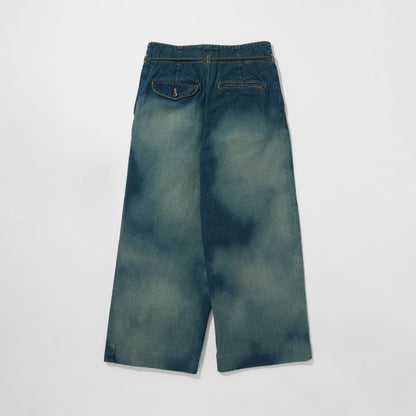 Denim Hakama Trousers (Bleached)