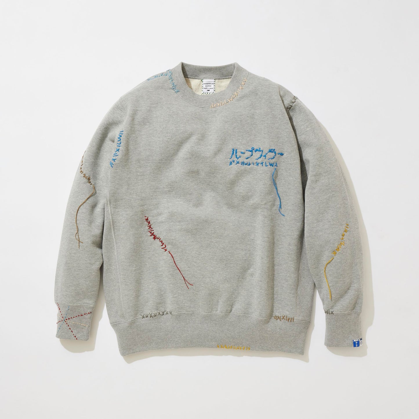 [x LOOPWHEELER] Sashiko Sweatshirt