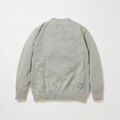 [x LOOPWHEELER] Sashiko Sweatshirt