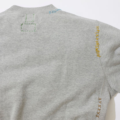 [x LOOPWHEELER] Sashiko Sweatshirt