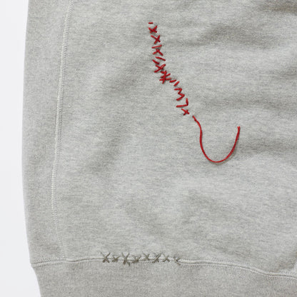 [x LOOPWHEELER] Sashiko Sweatshirt