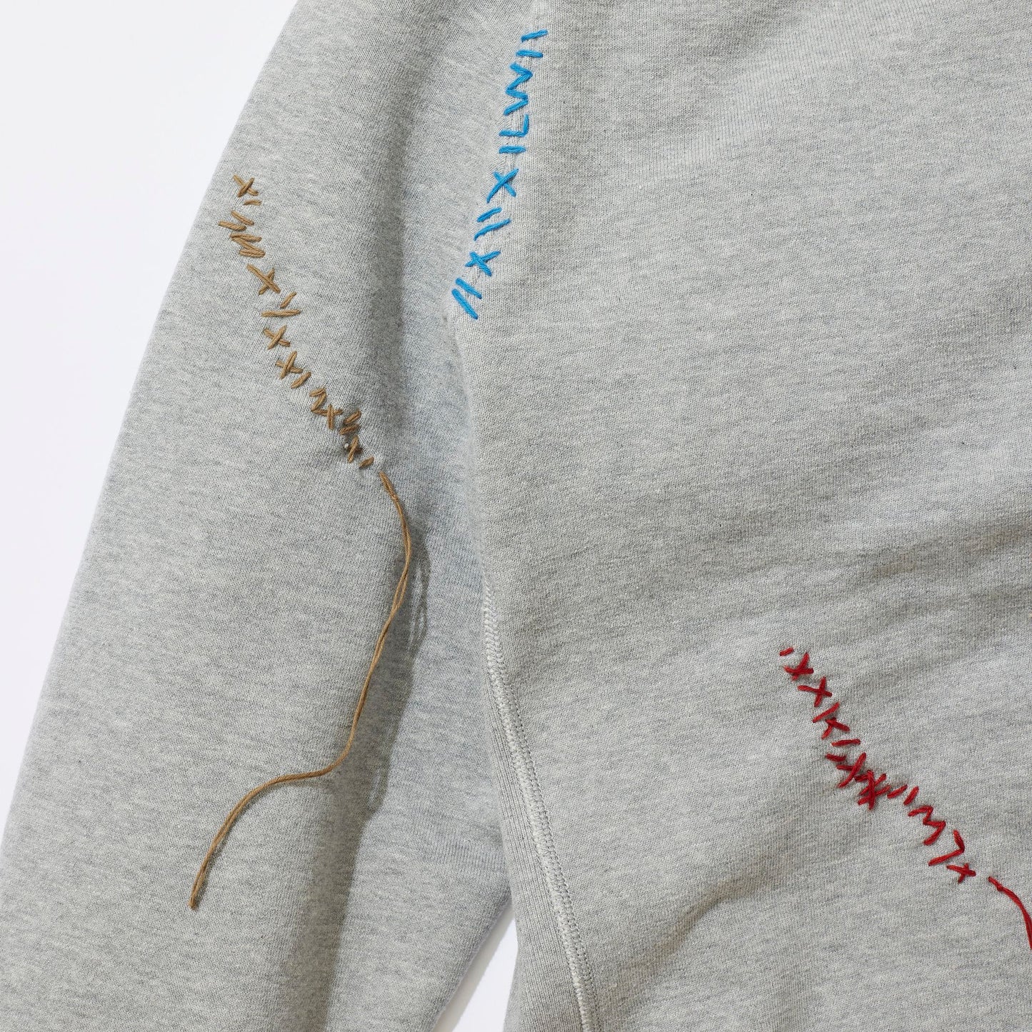 [x LOOPWHEELER] Sashiko Sweatshirt