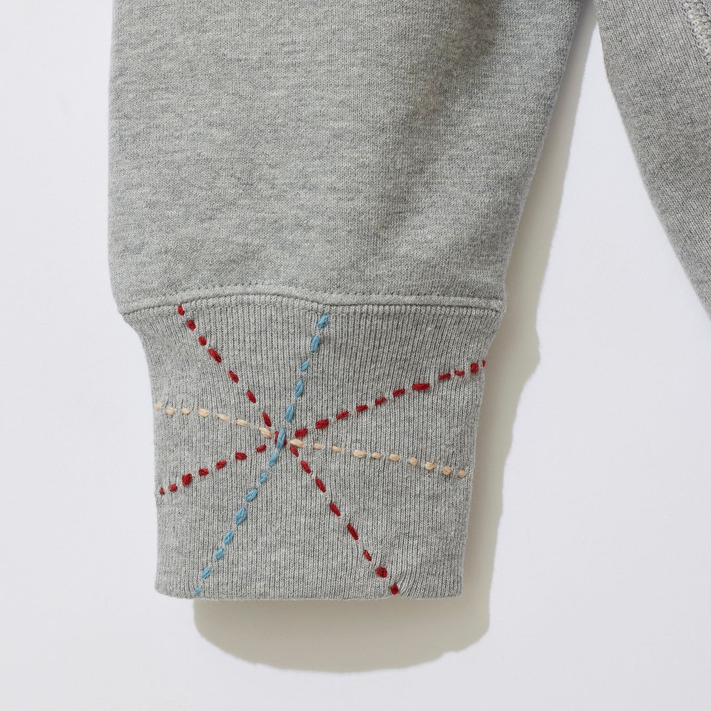 [x LOOPWHEELER] Sashiko Sweatshirt