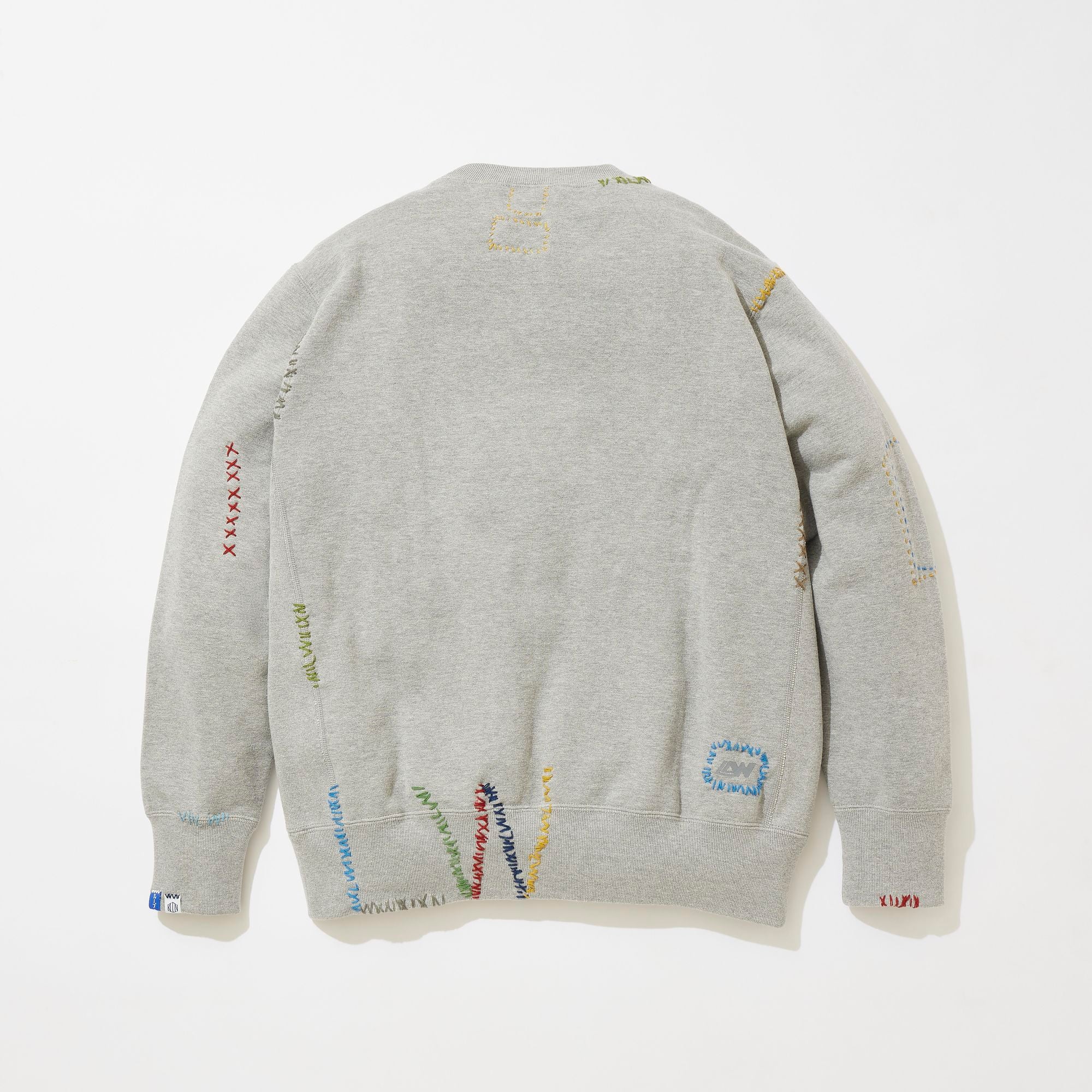 x LOOPWHEELER] Cluttered Sashiko Sweatshirt – KUON Tokyo
