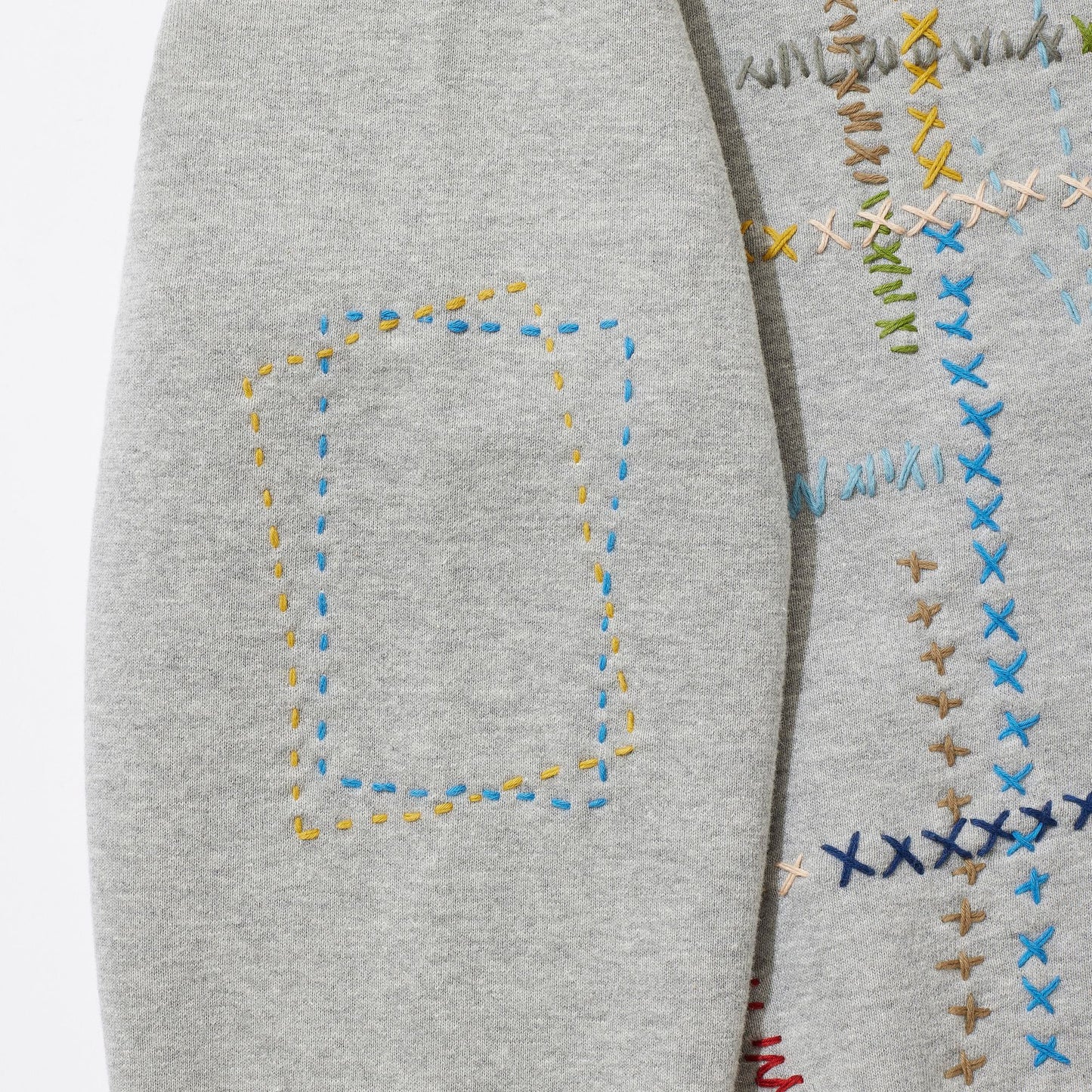 [x LOOPWHEELER] Cluttered Sashiko Sweatshirt