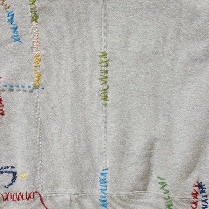 [x LOOPWHEELER] Cluttered Sashiko Sweatshirt