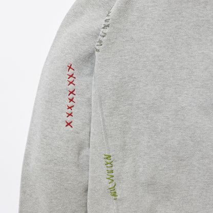 [x LOOPWHEELER] Cluttered Sashiko Sweatshirt