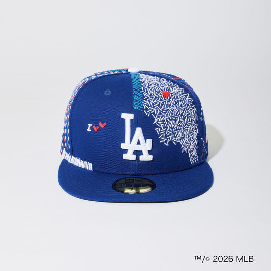 [x New Era_LA] Sashiko baseball Cap