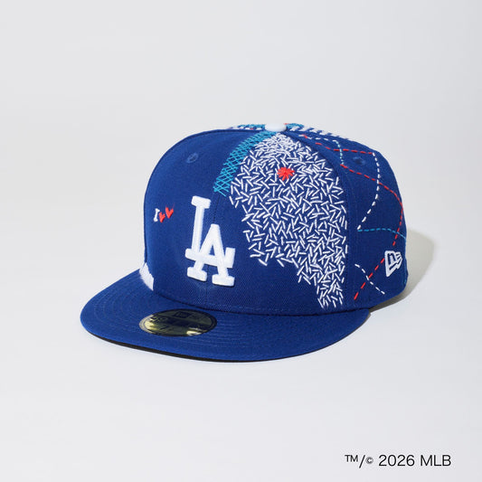[x New Era_LA] Sashiko baseball Cap