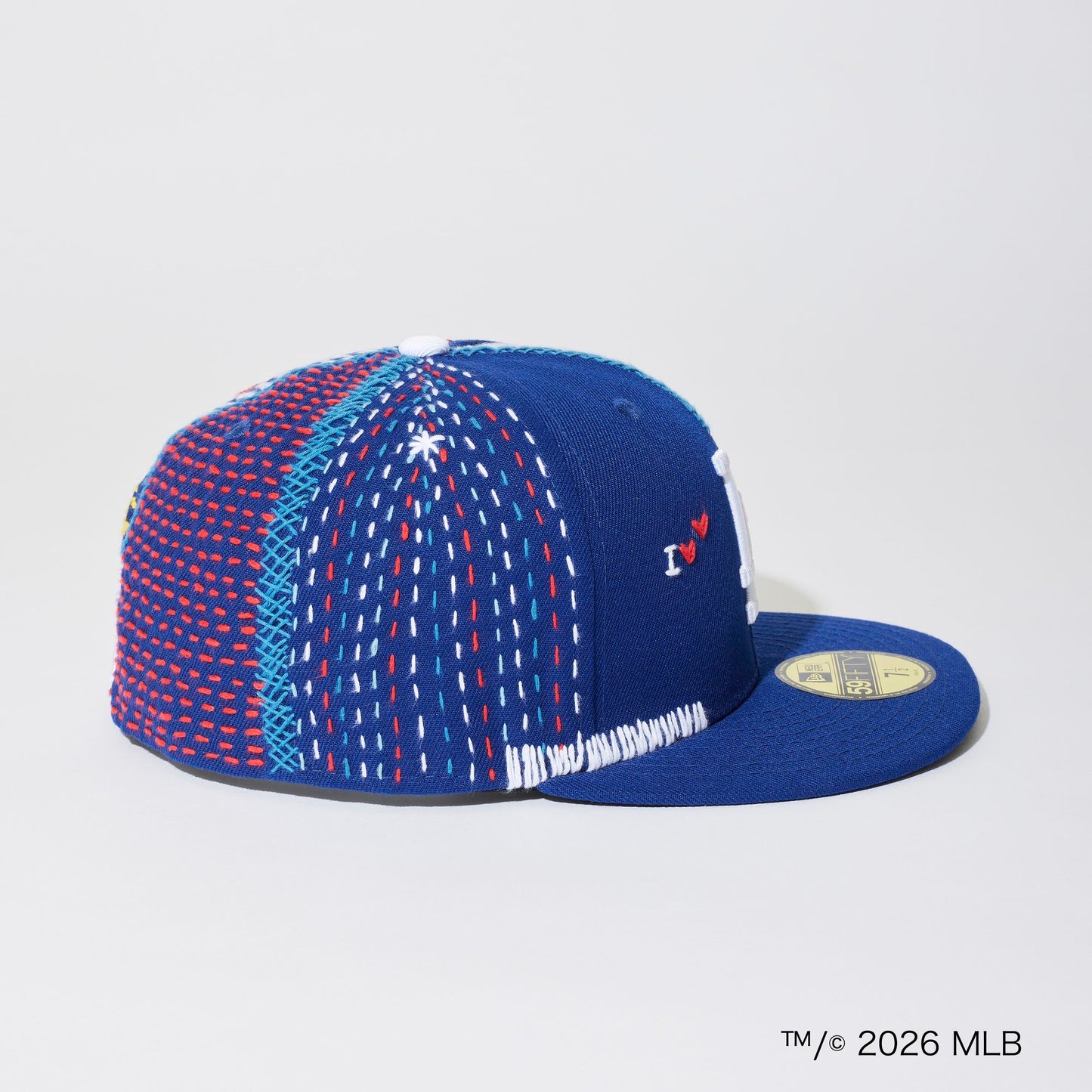 [x New Era_LA] Sashiko baseball Cap