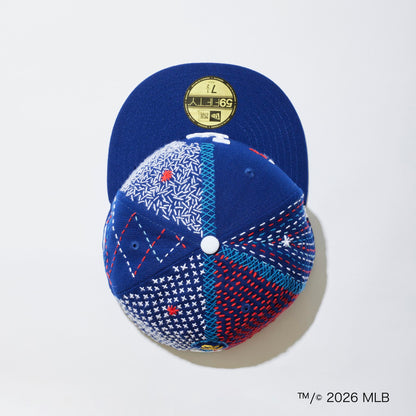 [x New Era_LA] Sashiko baseball Cap