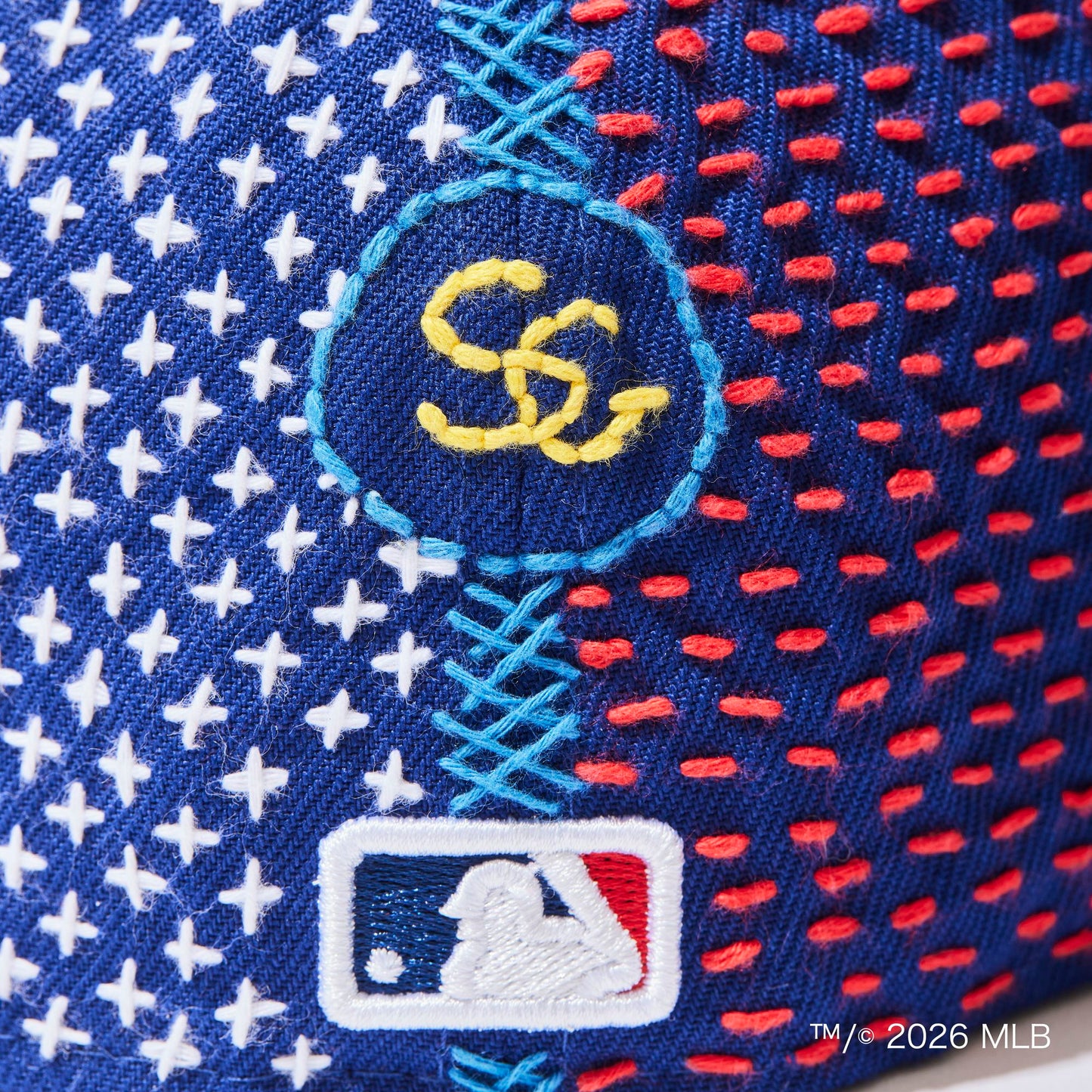 [x New Era_LA] Sashiko baseball Cap