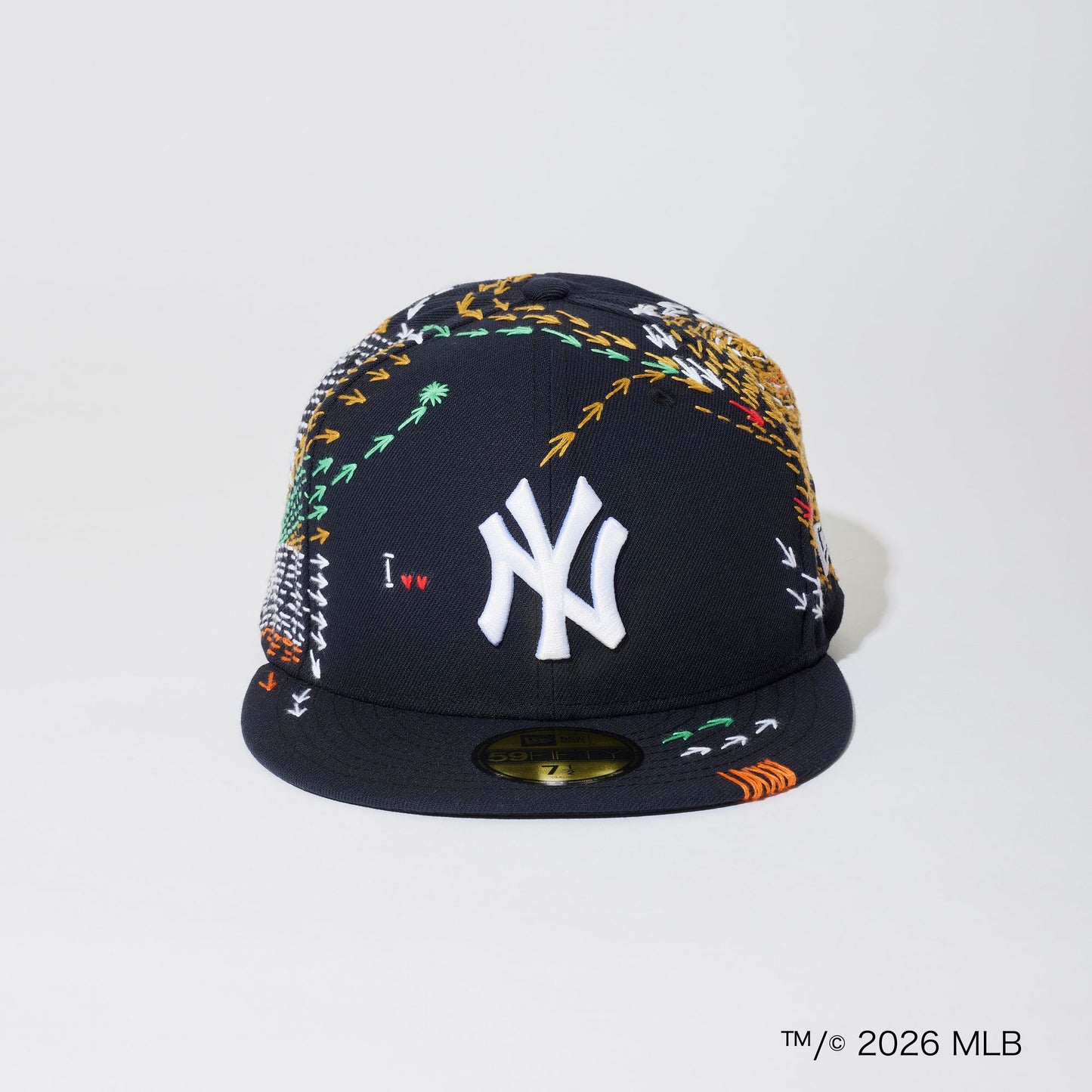 [x New Era_NY] Sashiko baseball Cap