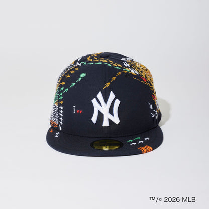 [x New Era_NY] Sashiko baseball Cap