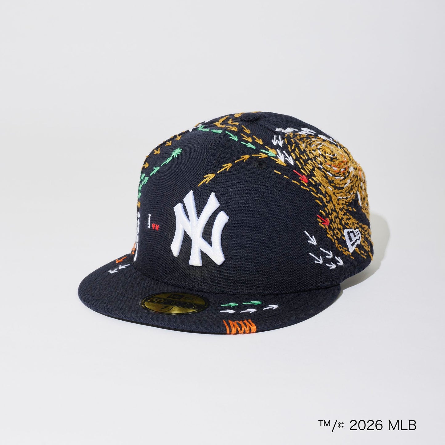 [x New Era_NY] Sashiko baseball Cap
