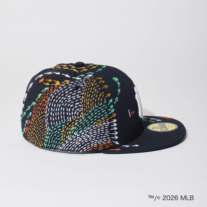 [x New Era_NY] Sashiko baseball Cap