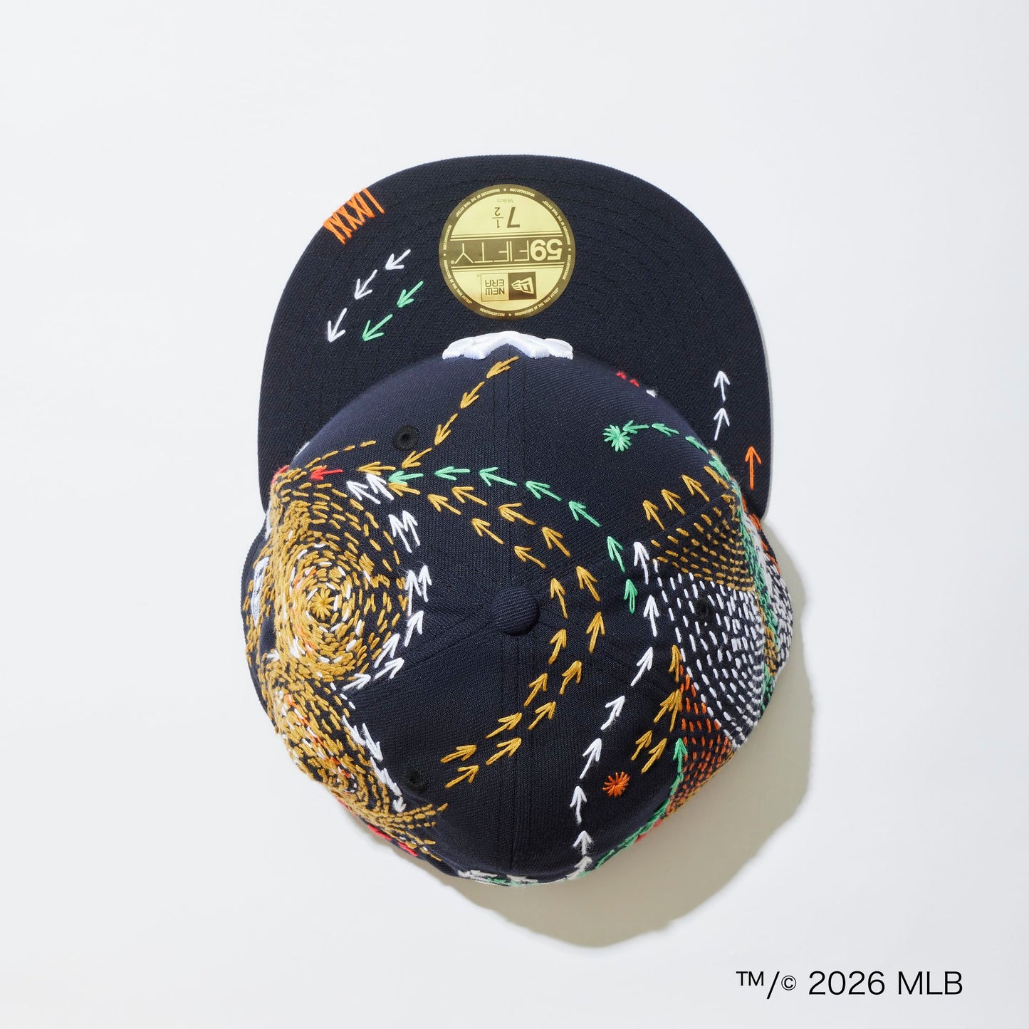 [x New Era_NY] Sashiko baseball Cap