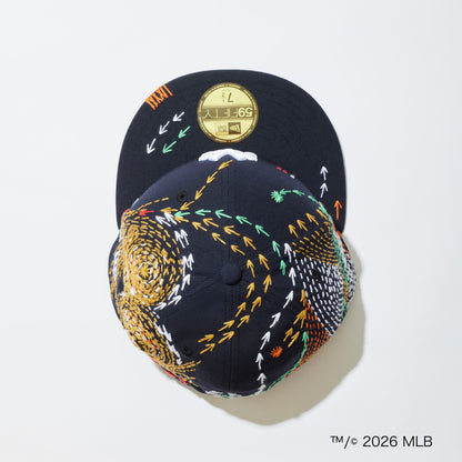 [x New Era_NY] Sashiko baseball Cap
