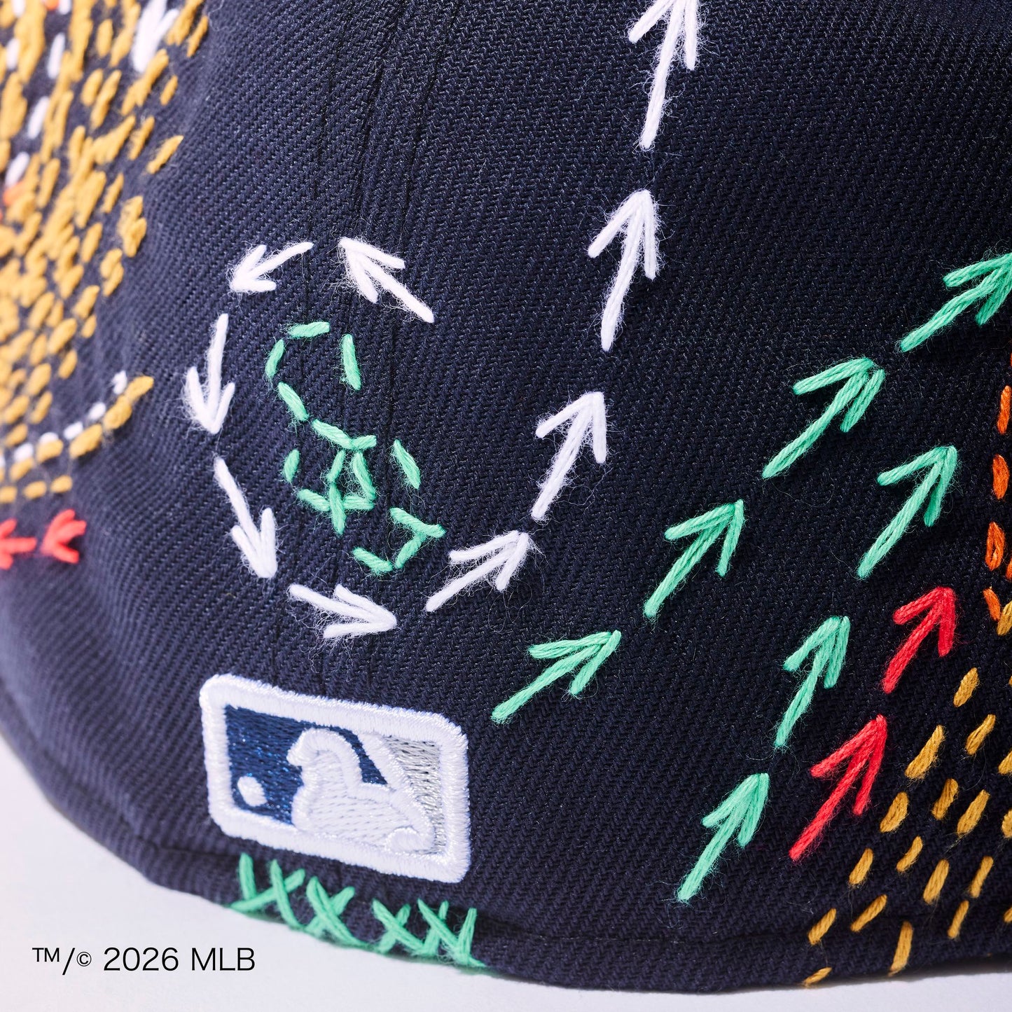 [x New Era_NY] Sashiko baseball Cap