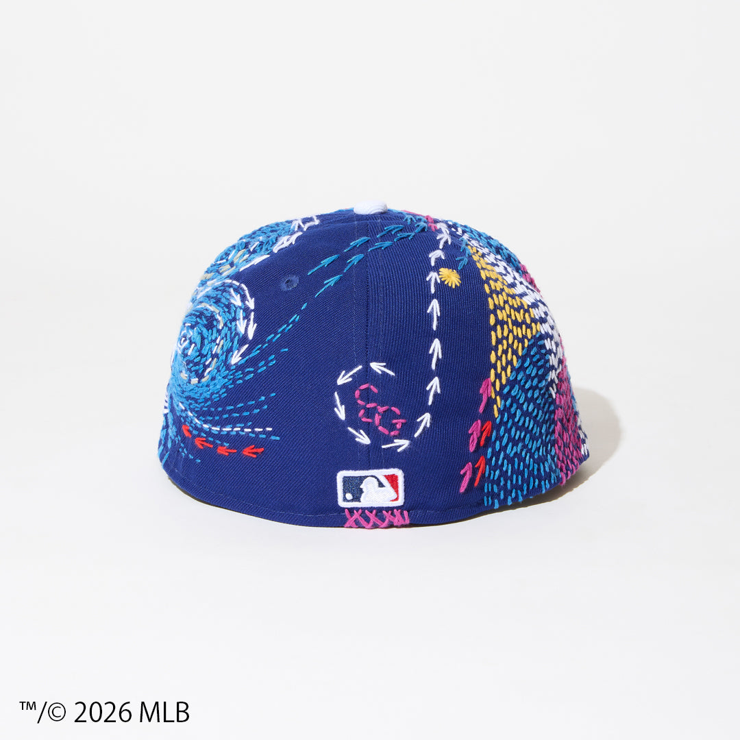 [x New Era_LA 59FIFTY] Sashiko baseball Cap