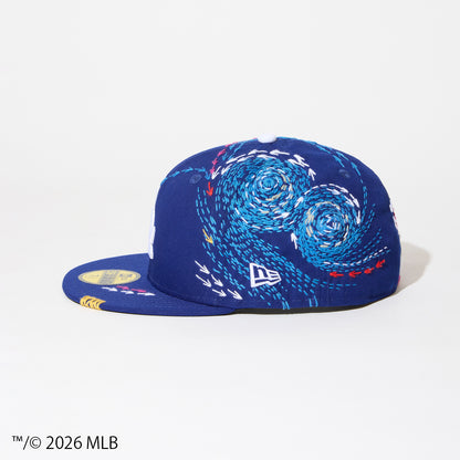 [x New Era_LA 59FIFTY] Sashiko baseball Cap