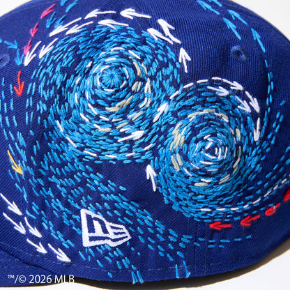 [x New Era_LA 59FIFTY] Sashiko baseball Cap