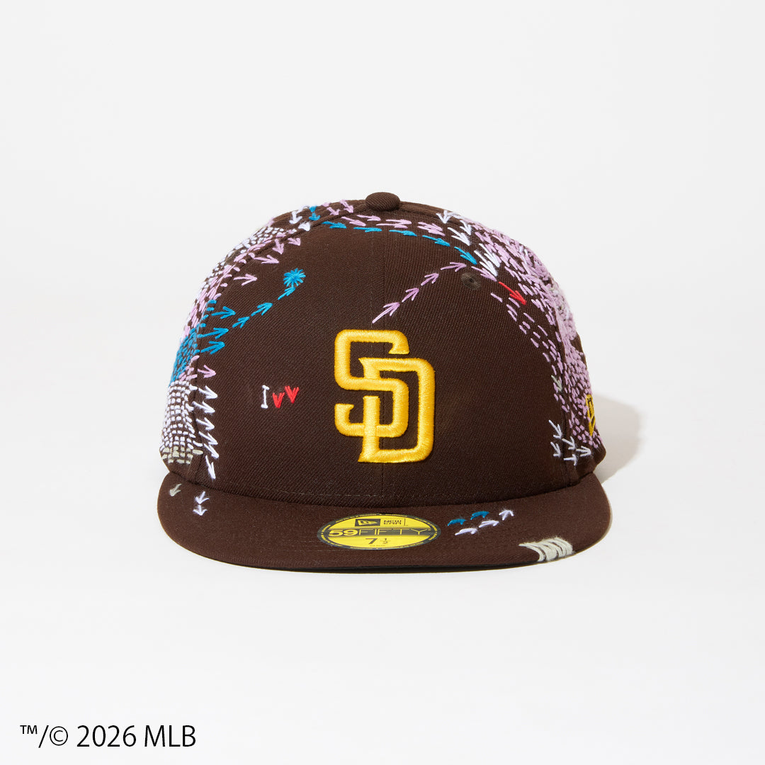 [x New Era_SD 59FIFTY] Sashiko baseball Cap