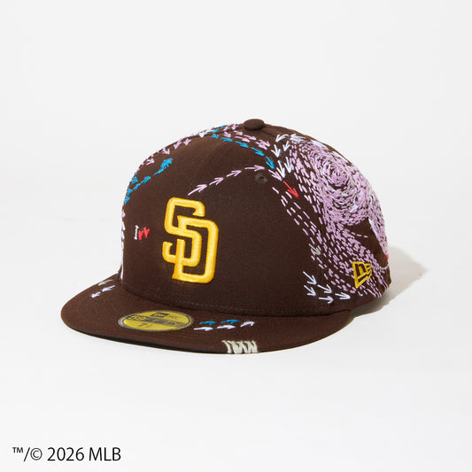 [x New Era_SD 59FIFTY] Sashiko baseball Cap