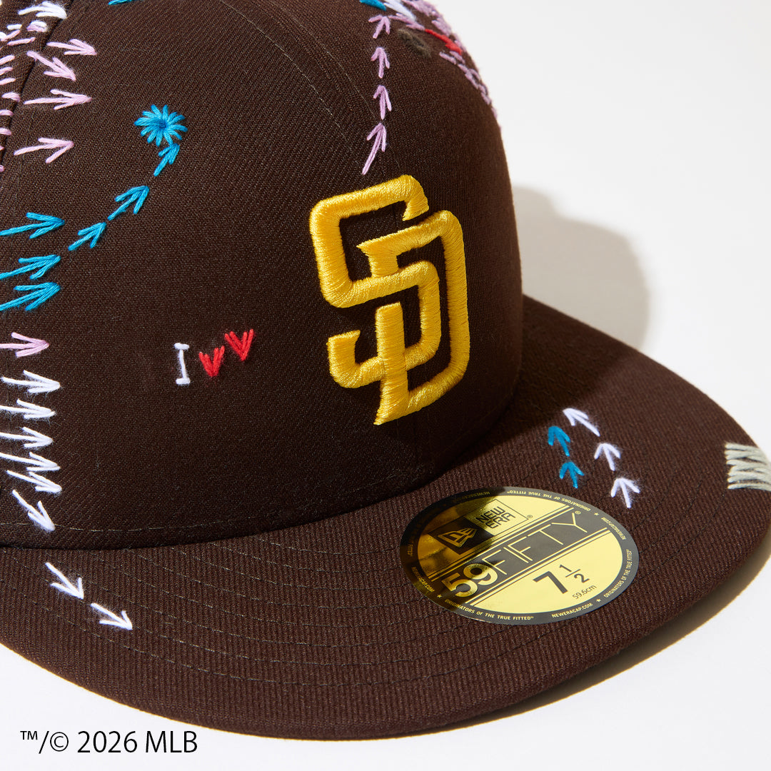 [x New Era_SD 59FIFTY] Sashiko baseball Cap