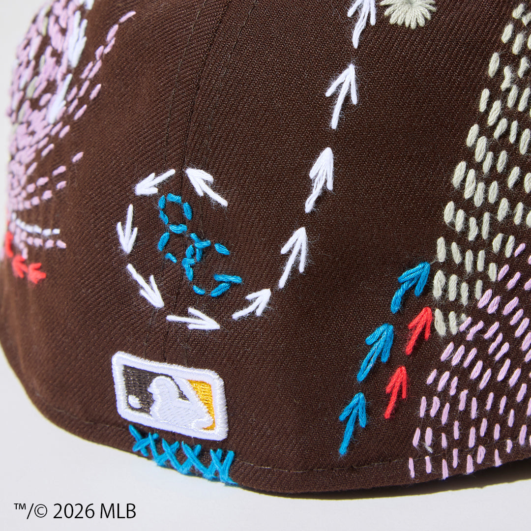 [x New Era_SD 59FIFTY] Sashiko baseball Cap