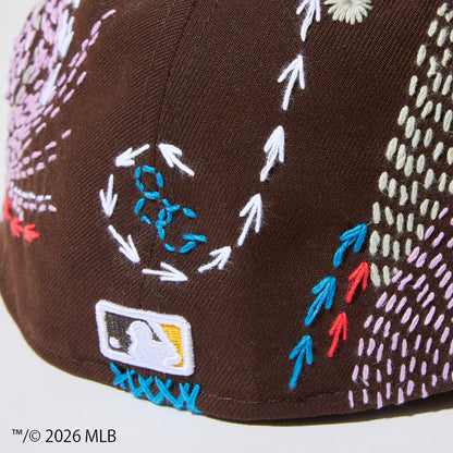 [x New Era_SD 59FIFTY] Sashiko baseball Cap
