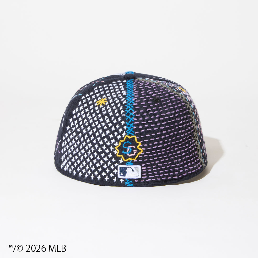 [x New Era_NY 59FIFTY] Sashiko baseball Cap