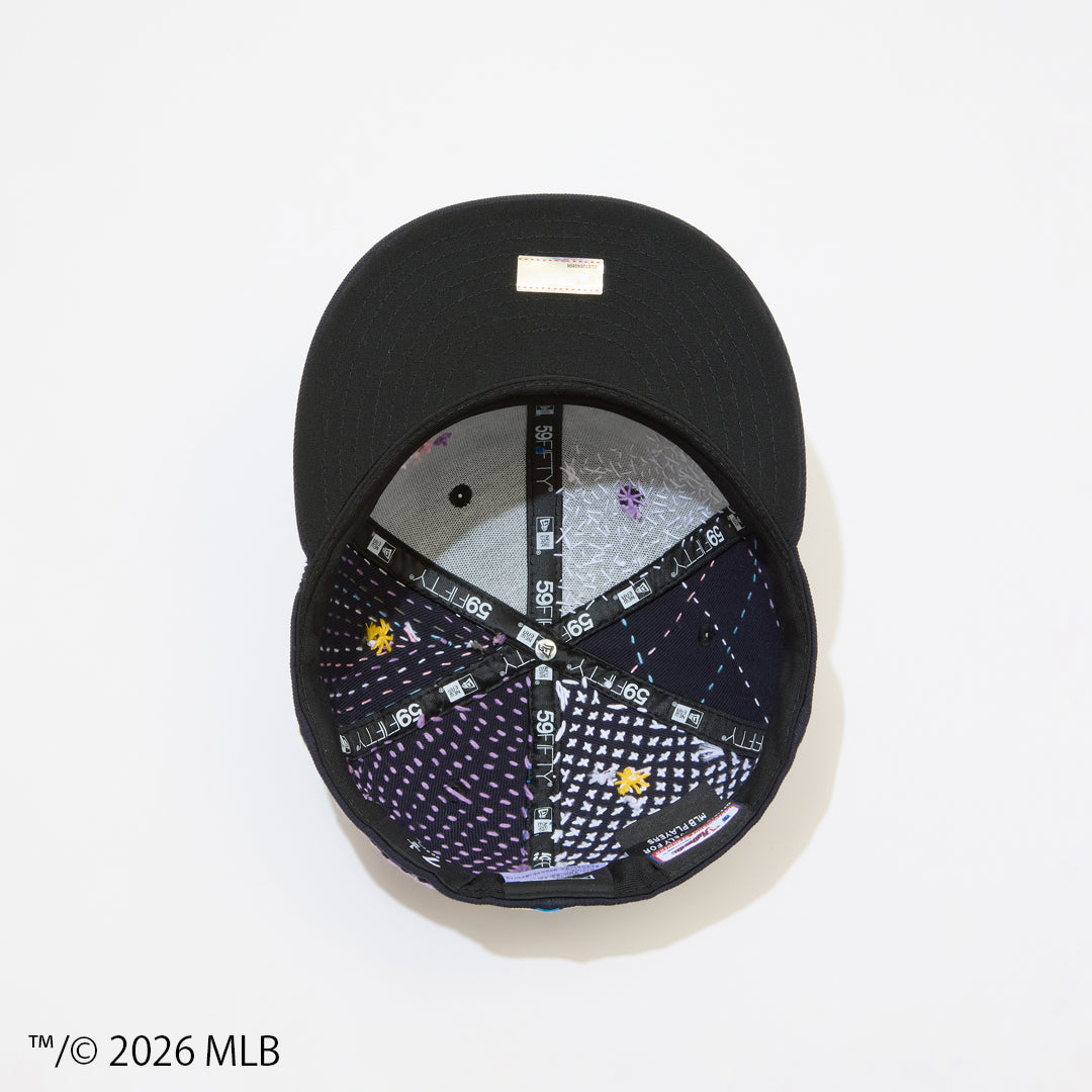 [x New Era_NY 59FIFTY] Sashiko baseball Cap