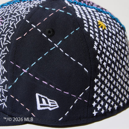 [x New Era_NY 59FIFTY] Sashiko baseball Cap