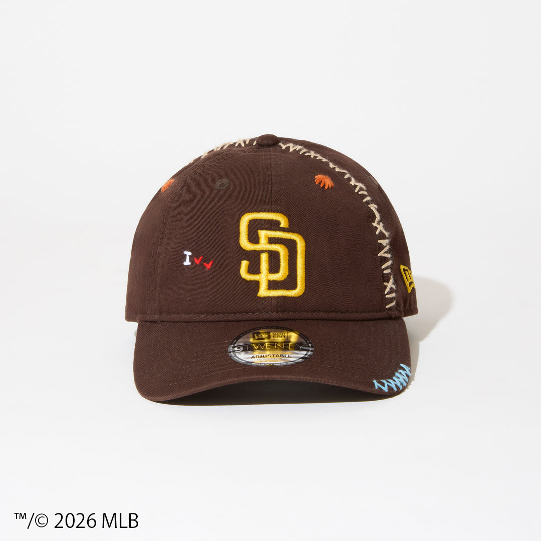[x New Era_SD 9TWENTY] Sashiko baseball Cap