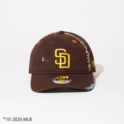 [x New Era_SD 9TWENTY] Sashiko baseball Cap