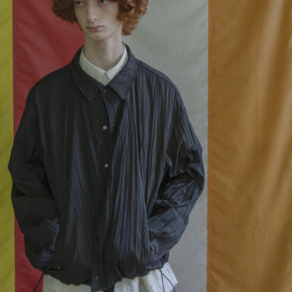 Pleated Coaches Jacket