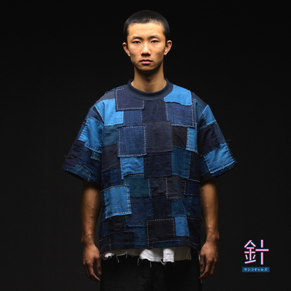 Vintage Boro Patchwork Pullover Shirt