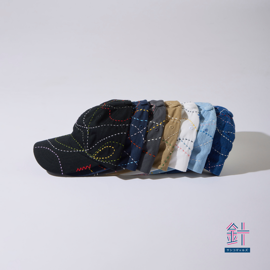 Sashiko All Over Cap
