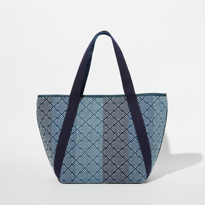 Aizome Sashiko Tote Bag